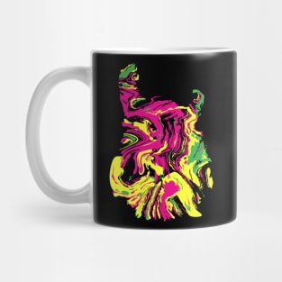 Guitar Swirl psychedelic Mug